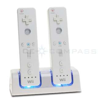 Remote Controller Charger + 2 New Battery Packs for Wii  