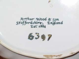 Arthur Wood & Sons Staffordshire England Tea Pot #6397  