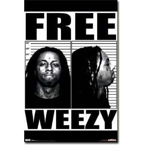  LIL WAYNE   FREE WEEZY 22x34 Framed Poster (music artist 
