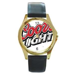  coors beer v2 Gold Metal Watch 