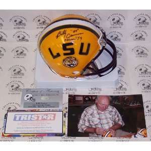 Billy Cannon   Riddell   Autographed Mini Helmet   LSU Tigers:  