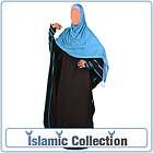 Black Malhafa overhead abaya jilbab islamic clothes eid items in 