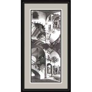  High and Low by M.C. (Maurits Cornelius) Escher   Framed 