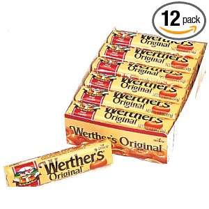 Storck Werthers Hard Candies Rolls, 1.8 Ounce (Pack of 12):  