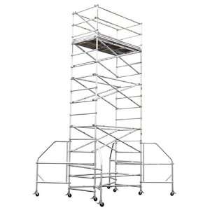 Werner 4201 18 500 Pound Capacity Aluminum Wide Span Scaffold Tower 