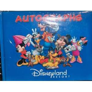  Disney Theme Parks Exclusive Autograph Book Disneyland 