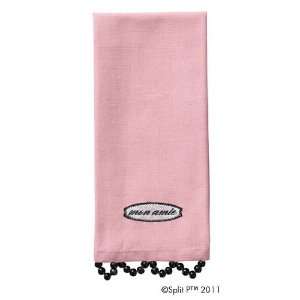  Pink Linen Mon Amie Guest Towel by Split P