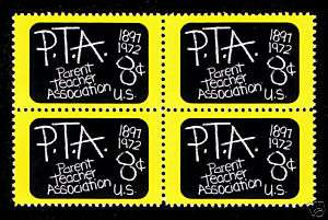 75th Anniversary of the PTA: 1972 Postage Stamps  