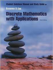 Student Solutions Manual for Epps Discrete Mathematics with 