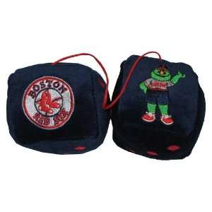   : Forever MLB Fuzzy Dice   Wally the Green Monster: Sports & Outdoors
