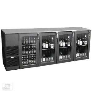   L1 GSH(LLLL) 92 Glass Door Two Zone Back Bar Cooler: Kitchen & Dining