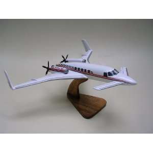   2000 Rutan Starship Wood Model Airplane Small 