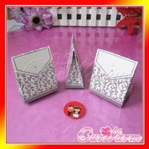   silver wedding party candy truffle gift favor boxes: Toys & Games