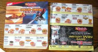 16 Carls Jr Coupons 2 For $3 Value Meals FREE Food Ex. 7/2/2012 
