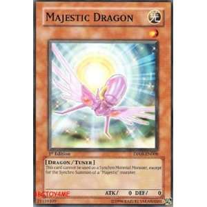   Pack Yusei 2   Majestic Dragon Common Card Dp09 en008 Toys & Games