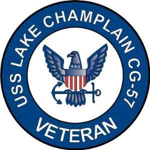 US Navy USS Lake Champlain CG 57 Ship Veteran Decal Sticker 3.8 6 