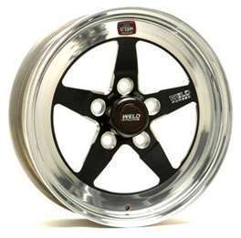 15X9 WELD RACING RTS ANODIZED BLACK FORGED ALUMINUM WHEEL 5X4.5 6.5BS 