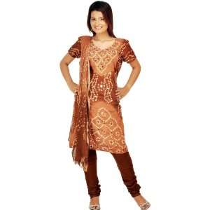   Salwar Kameez Suit with Mirrors   Pure Cotton: Everything Else