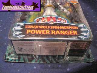 POWER RANGERS wild force SPIN MORPHIN LUNAR WOLF ACTION FIGURE!  