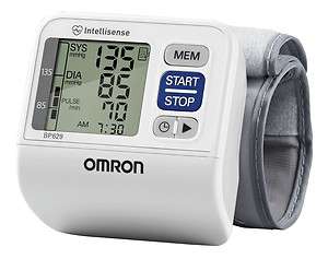 Omron BP629 3 Series Wrist Blood Pressure Monitor, White  