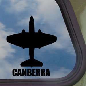  CANBERRA Black Decal Military Soldier Truck Window Sticker 