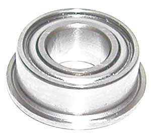 8mm x 14mm x 4mm Flanged Bearing Shielded Stainless  