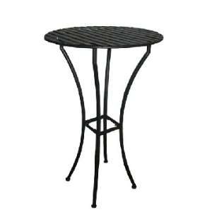  Folding Bar Table   Pewter