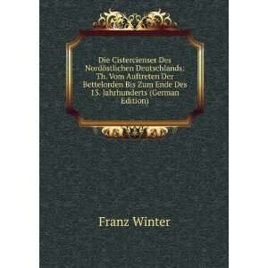   Zum Ende Des 13. Jahrhunderts (German Edition) Franz Winter Books