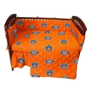 Auburn Tigers Baby Crib Fitted Sheet (White Color):  Sports 