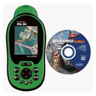  Delorme PN 30 GPS w/ Navionics HotMaps Explorer DVD GPS 