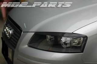 Audi A3 06+ Real Carbon Fiber Eyelids Eyebrows 2pcs  