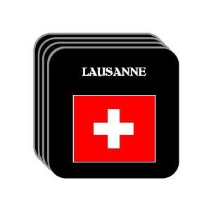 Switzerland   LAUSANNE Set of 4 Mini Mousepad Coasters