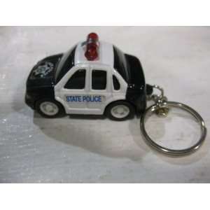  Diecast State Police Squad Car Edition Key Chain Series in 