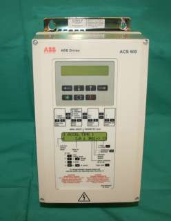 ABB ACS501 002 4 00P2 3hp VFD drive motor control  