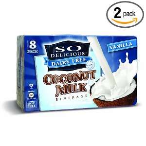 So Delicious Dairy Free   Organic Coconut Milk Beverage Vanilla, 8 