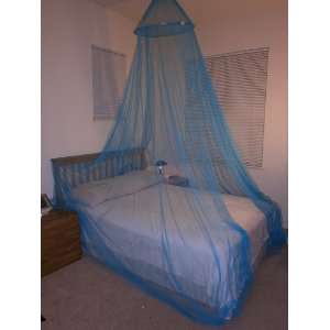  Teal Blue Bed Canopy Mosquito net for Crib, twin, full 