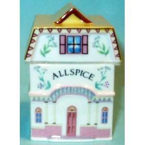  Allspice Lenox Spice Village Porcelain Victorian House Spice 