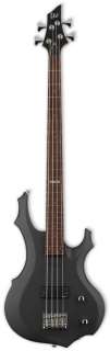 ESP F Series F 54 Electric Bass Guitar   Black Satin 840248022521 