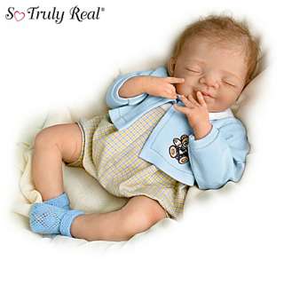 Smiling Sweetly, Benjamin: So Truly Real Lifelike Baby Doll By Ashton 