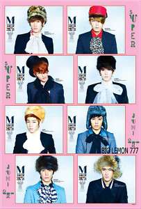 SUPER JUNIOR M KOREAN GROUP MUSIC Poster # 1 24x35  