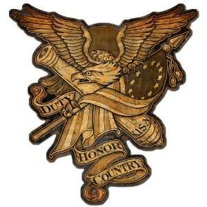  Duty Honor Allied Military Custom Metal Shape