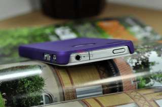 Moshi iGlaze Protective Hard case for iphone 4 purple with screen 