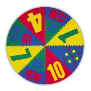  6 foot Diameter Round Numbers Play Mat: Kitchen & Dining