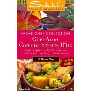 Sukhis Gobi Aloo Spice Mix, 0.4 Ounce Packets (Pack of 12)  