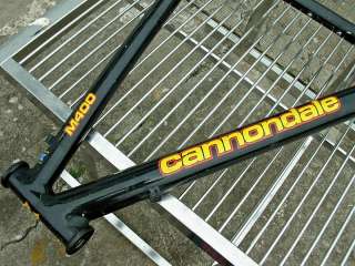 Vintage Cannondale Mountain bike frame Caad2 Caad 2 Mens Medium black 