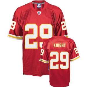 Sammy Knight Red Reebok NFL Replica Kansas City Chiefs Jersey:  