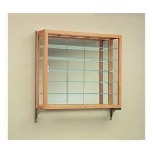    Heirloom Five Shelf Wall Mounted Display Case: Home & Kitchen