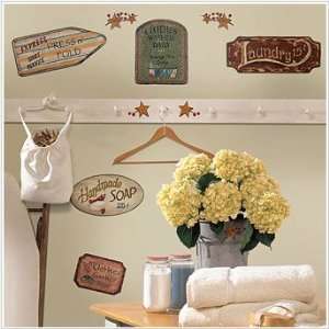  Country Signs Wall Decals: Home & Kitchen