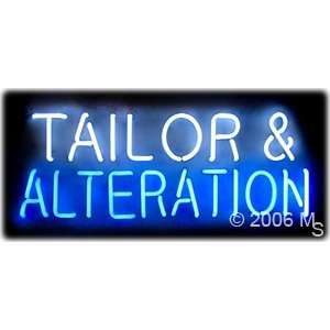 Neon Sign   Tailor & Alteration   Large 13 x 32  Grocery 