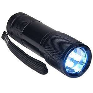  3 LED Super Bright Aluminum Alloy Flashlight (Black): Home 
